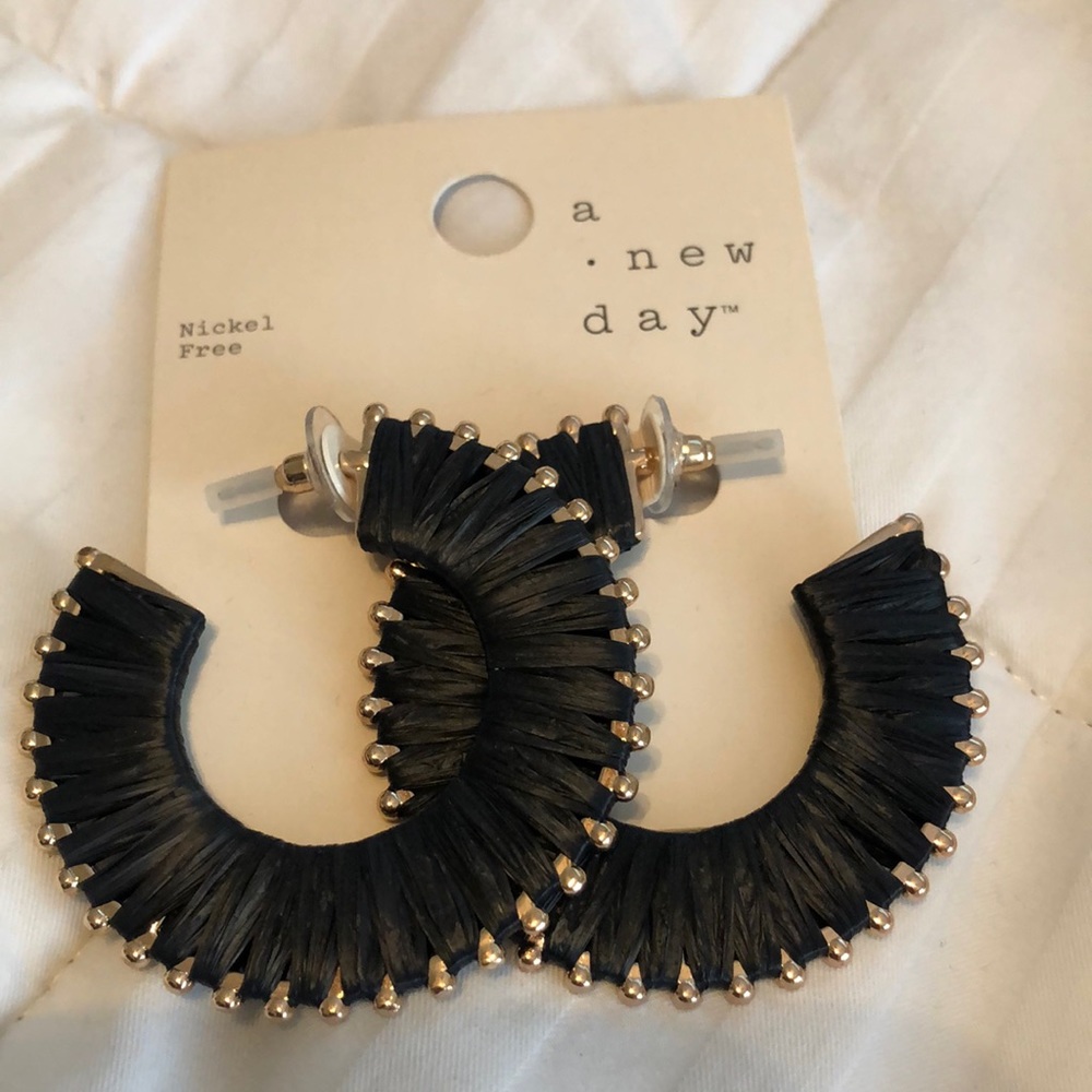 Beautiful black earrings